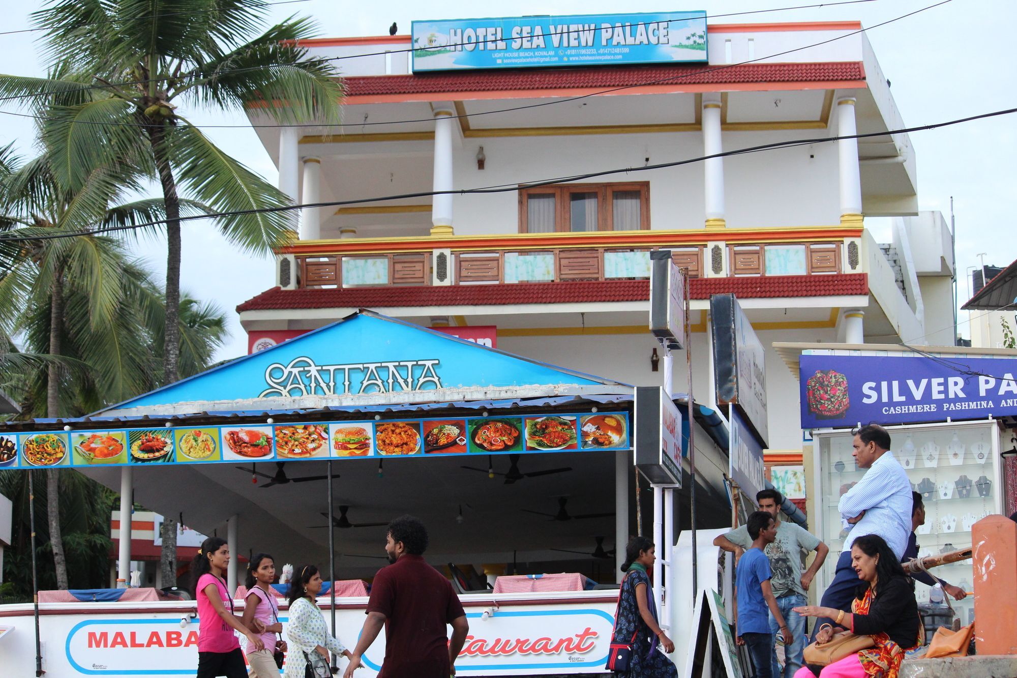 Hotel Sea View Palace - The Beach Hotel, Kovalam Exterior foto